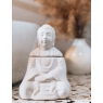 Kominek do aromaterapii - siedzący Budda (biały)
