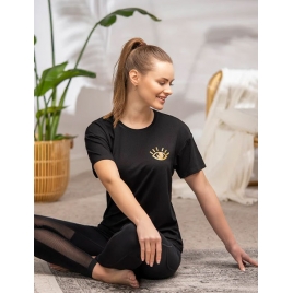 T-shirt do jogi AWAKEN (czarny)